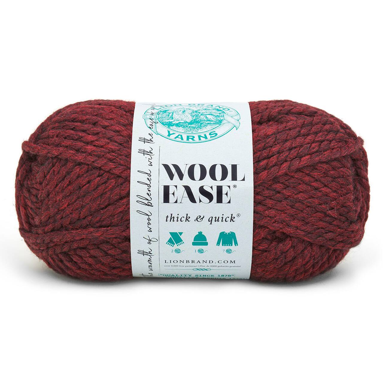 15 Pack: Lion Brand® Wool-Ease® Thick & Quick® Yarn, Solids